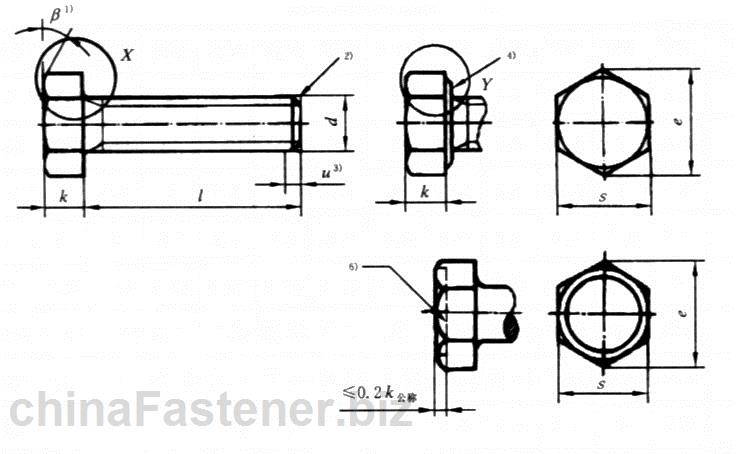 六角头螺栓全螺纹C级|GB/T5781-2000[标准 技术参数]