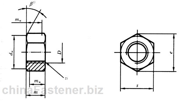 六角螺母C级|GB/T41-2000[标准 技术参数]