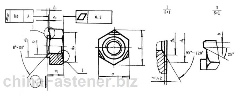 焊接六角螺母|GB/T13681-92[标准 技术参数]