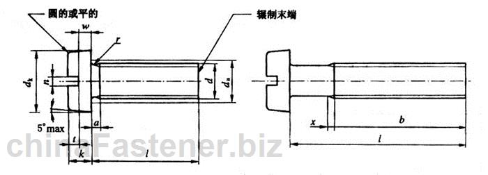 开槽圆柱头螺钉|GB/T65-2000[标准 技术参数]