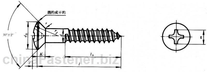 十字槽半沉头木螺钉|GB952-86[标准 技术参数]