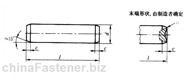 圆柱销不淬硬钢和奥氏体不锈钢|GB/T119.1-2000[标准 技术参数]