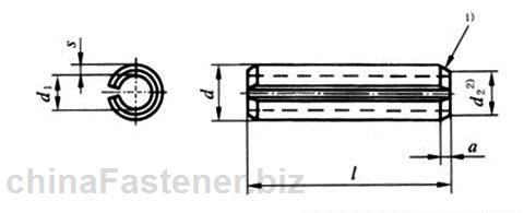 弹性圆柱销直槽轻型|GB/T879.2-2000[标准 技术参数]