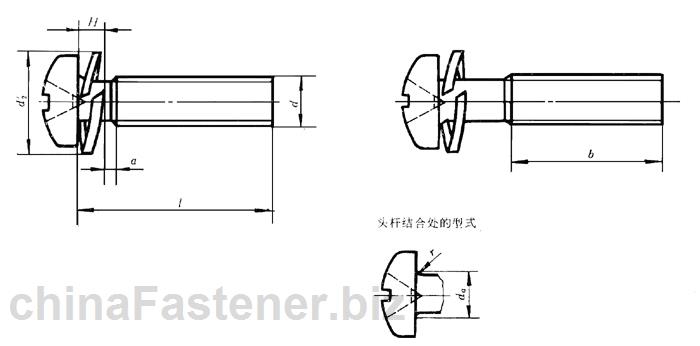 十字槽小盘头螺钉和弹簧垫圈组合件|GB9074.7-88[标准 技术参数]