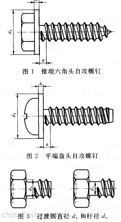 自攻螺钉和平垫圈组合件|GB/T9074.18-2002[标准 技术参数]