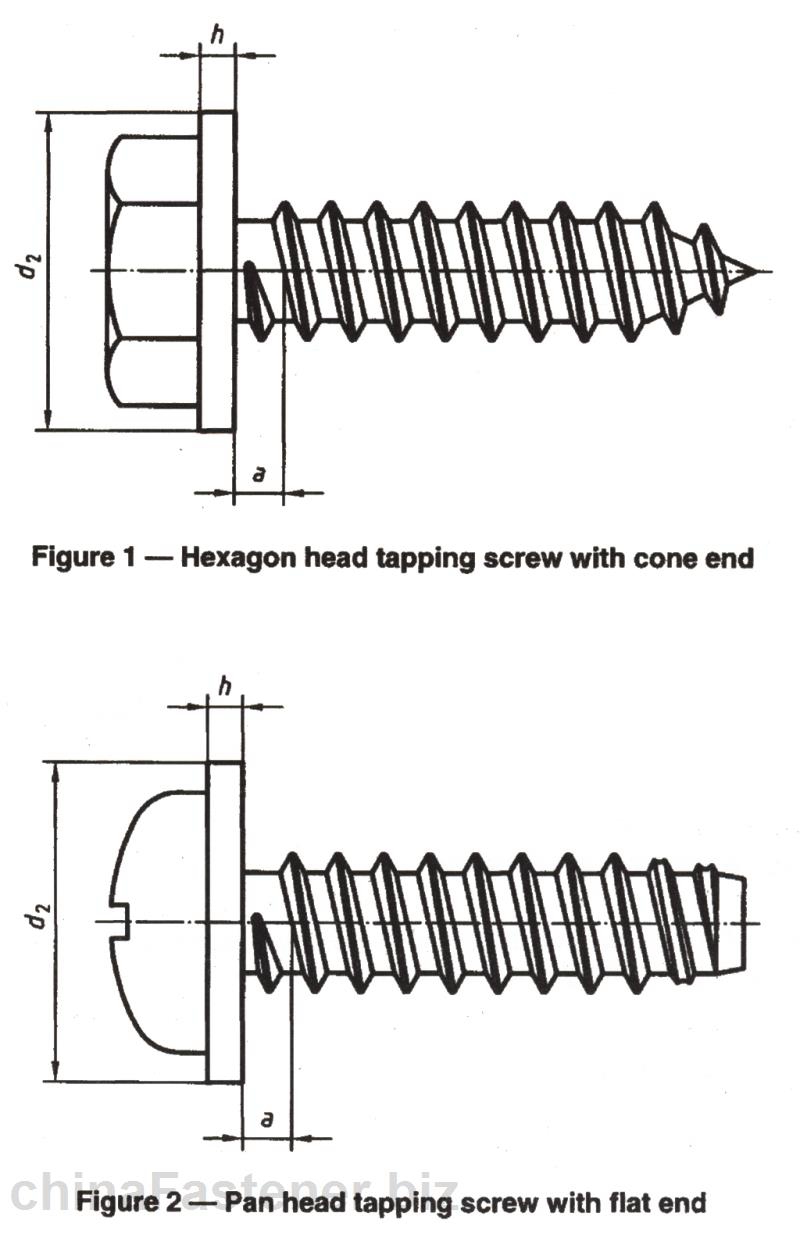 自攻螺钉和平垫圈组合件（ISO10510:1999）|DINENISO10510[标准 技术参数]