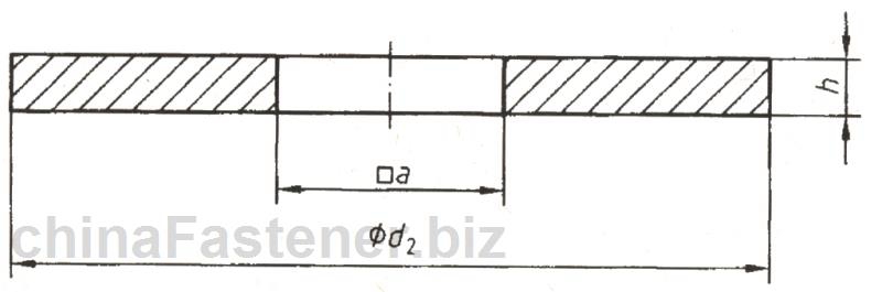 方孔方垫圈—木结构用|DIN440[标准 技术参数]