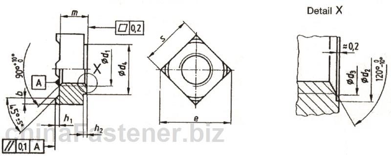 焊接方螺母|DIN928[标准 技术参数]