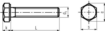 无锡螺丝厂提供-A4-GB5783 不锈钢全牙外六角螺栓