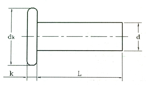 无锡螺丝厂提供-A2-GB109平头实心铆钉