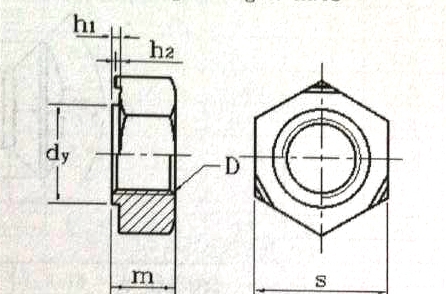 4级-GB13681六角点焊螺母