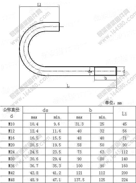 JISB1178-1994-地脚螺栓B[标准|规格]