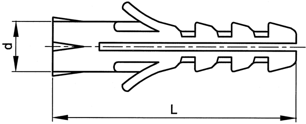 膨胀螺栓 Wall plug S 系列